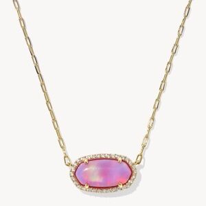 NWT Kendra Scott Elisa Framed Necklace